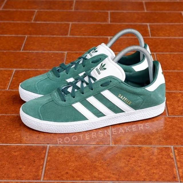 Adidas Gazelle green white