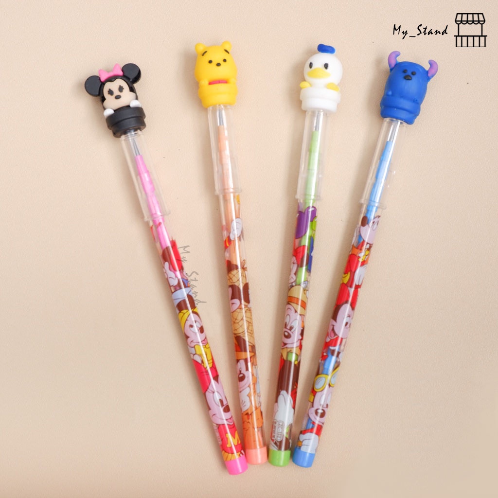 

Pensil Tsum Disney Peluru Lantu Susun Bensia Refill Isi Minnie Pooh Donal Donald Sullivan