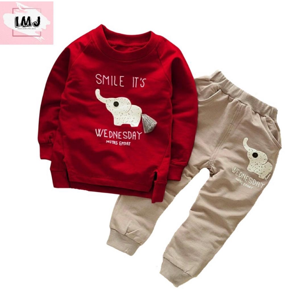 SETELAN ANAK BAJU ANAK SWETAER ANAK MOTIF GAJAH 1-5 TAHUN BAJU ANAK LAKI LAKI BAJU ANAK  MURAH BAJU ANAK TERLARIS BAJU ANAK KEKINIAN JAKET ANAK TERLARIS SWITER ANAK TERLARIS BISA PILIH WARNA HARGA GROSIR