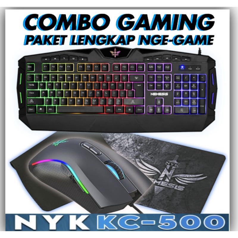 keyboard gaming combo NYK Kc 500 keyboard nemesis basillsk KC- 500