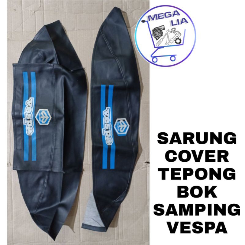 Sarung Cover Tepong Body Samping VESPA Set Kiri Kanan