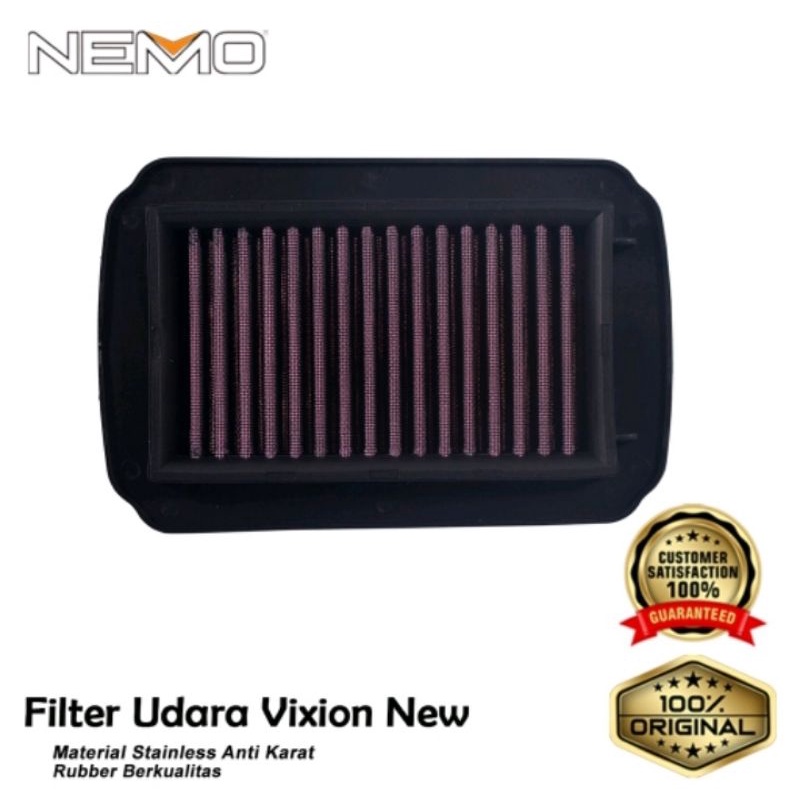 Saringan filter udara Yamaha Vixion new Nemo pnp - Charmoto