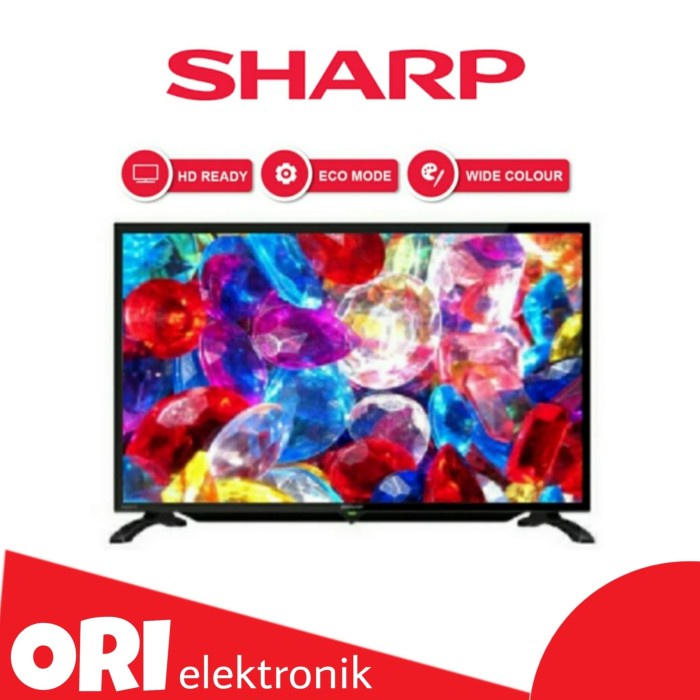 (SUSE) SHARP LED TV 32" 2T C-32BA1I (SBY-SDA-GRESIK GRAB/GOJEK INSTANT)