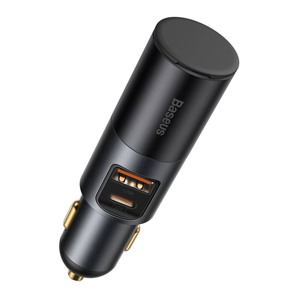 Baseus Original Car Charger Share Together 120W with Lighter Pemantik Korek USB Type C Output Casan Mobil Super Fast Charging Quick Charge Ori Saver