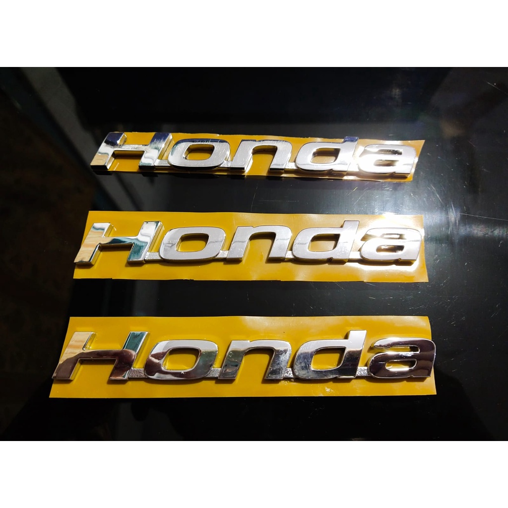 Emblem Logo Tulisan Honda H2 Kecil Original