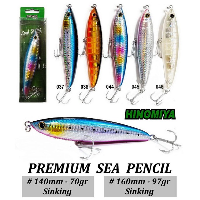 Umpan Lure Hinomiya PREMIUM SEA PENCIL