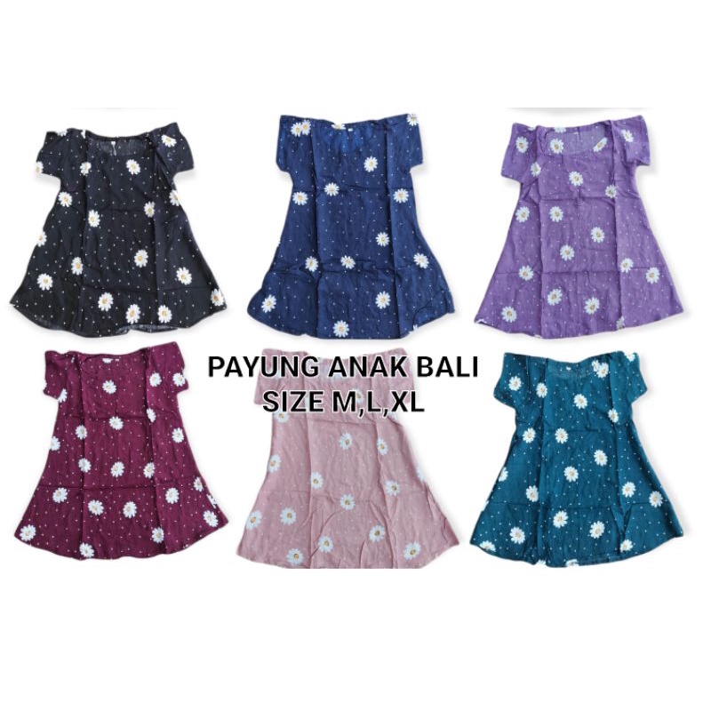 DRESS MEGA ANAK BALI/DRESS PAYUNG ANAK BALI/DRESS ANAK