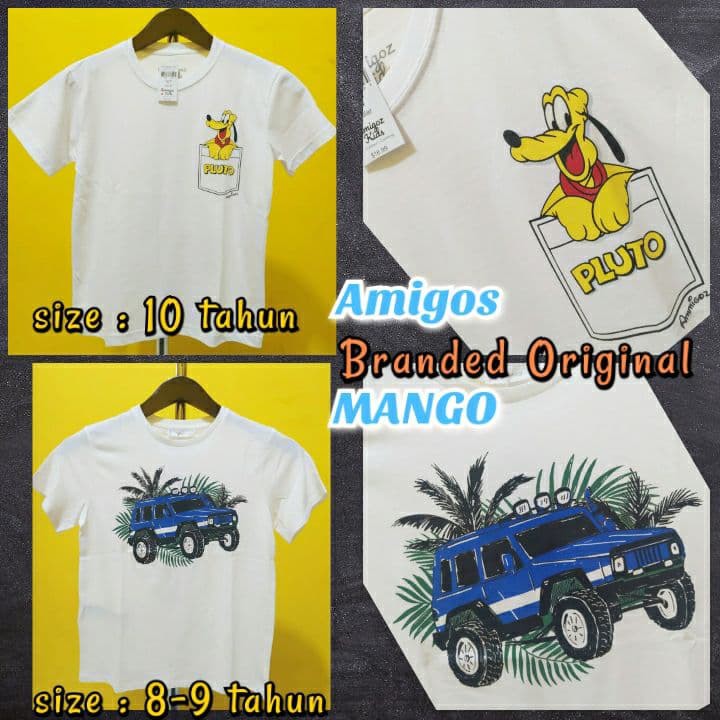 KAOS ANAK BRAND MANGO AMIGOS