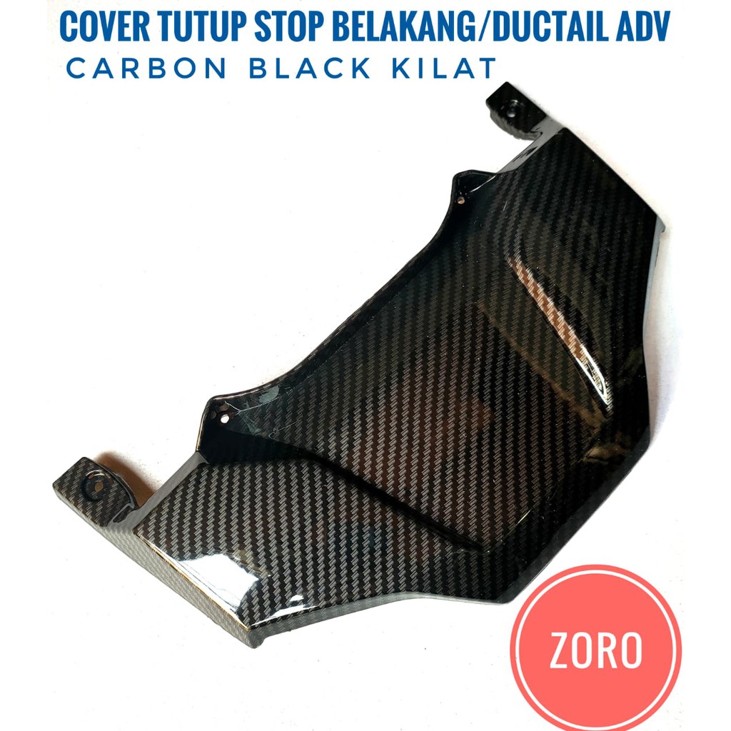 ducktail carbon honda adv 150 cover tutup atas stoplamp adv 150