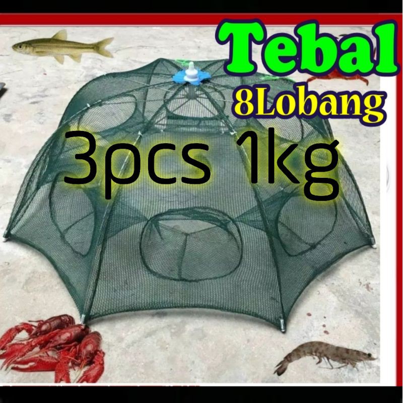 Jaring perangkap ikan - jebakan ikan - bubu - jaring pancing ikan