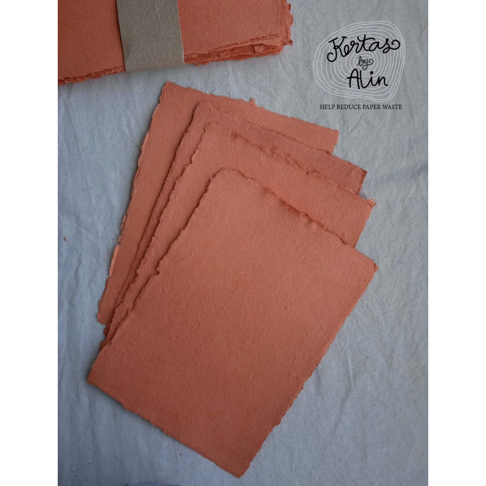 

Kertas Daur Ulang A4 Warna Orange – Handmade & Ramah Lingkungan