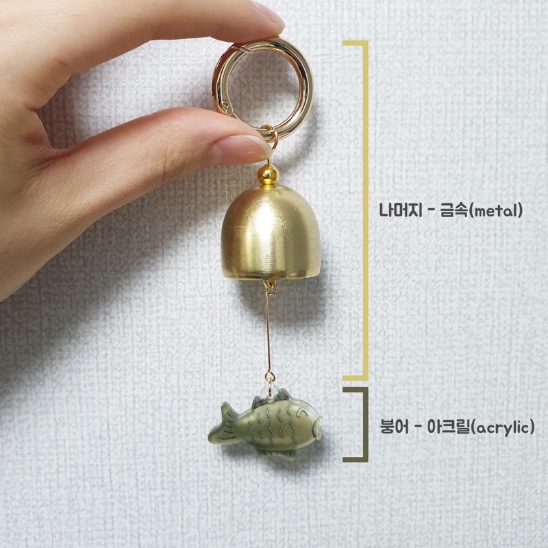 Jual BungeoPpang Inspired Wind Chime Keychain Shopee Indonesia