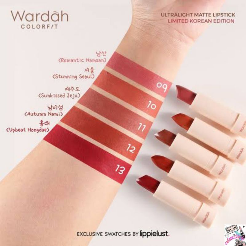 ☃Cutezz_Ching1☃Wardah Colorfit Ultralight Matte Lipstick