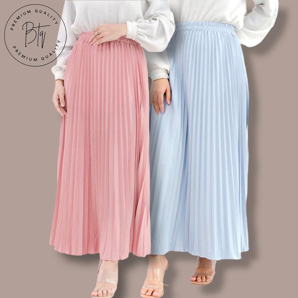 Rok plisket Premium Remaja premium 100% original