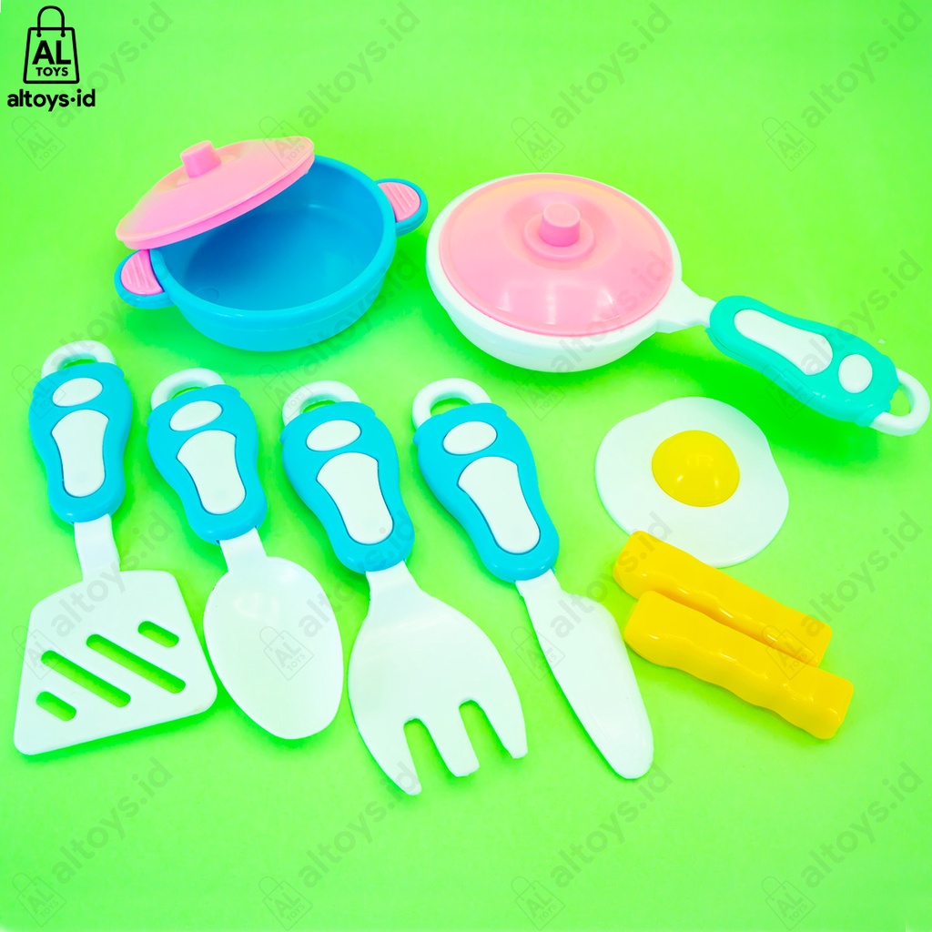 Mainan Kompor Masak Masakan Kuda Poni Set / Happy Kitchen Mainan Anak Perempuan LM2