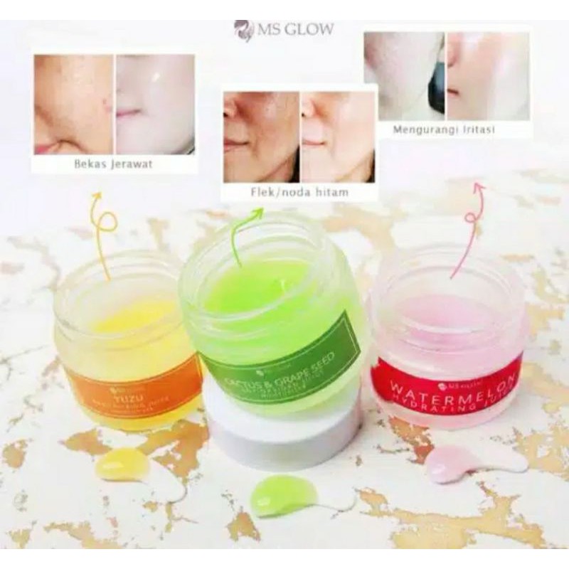 Ms Glow moisturizer/Yuzu Ms Glow/Watermelon Ms Glow/Cactus Ms Glow/Original Garansi uang kembali