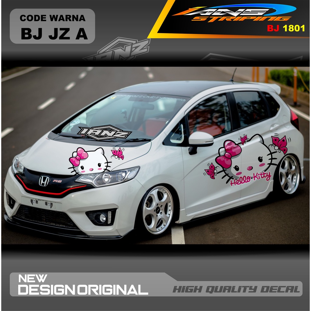 STICKER VARIASI MOBIL HONDA JAZZ MOBIL AGYA AYLA AVANZA DLL / STIKER VARIASI MOBIL / DECAL STIKER MOBIL