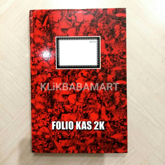 

Buku Kas Folio dua kolom 2K Debet Kredit Hard Cover