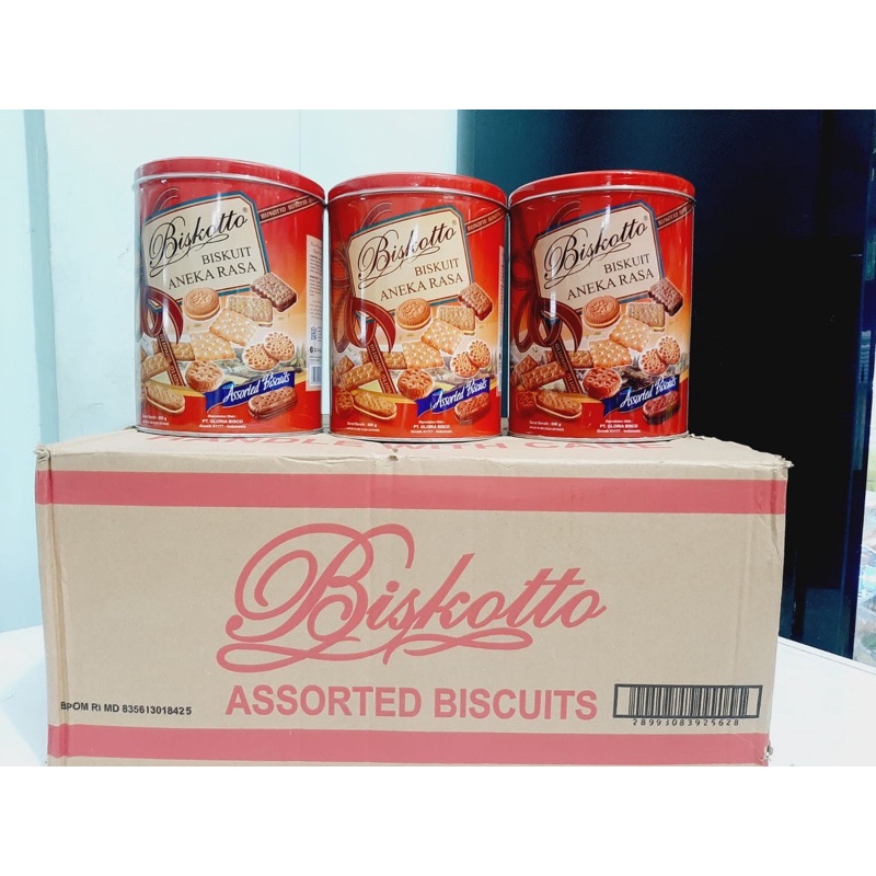 

BISKOTTO KALENG TINGGI ASSORTED BISCUIT 600gr