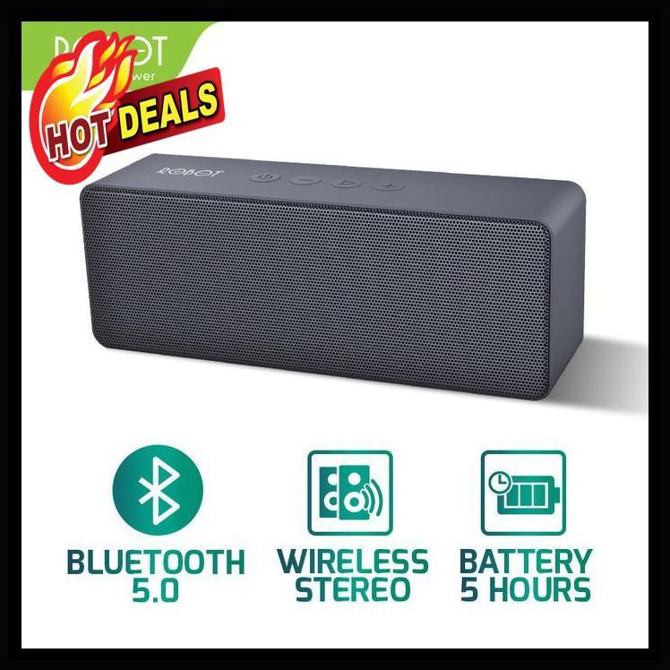 Robot Rb420 Speaker Bluetooth Portable Rb420 V5.0 Original - Abu-Abu - Gray Termurah