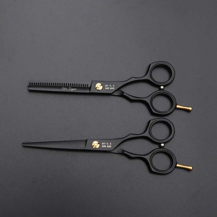 MrTiger Gunting Premium Rambut Professional Barber Scissors 2 PCS Ori