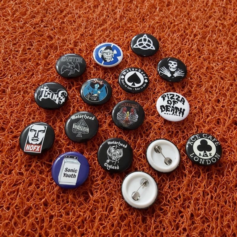 PIN BUTTON / BROS PIN MINI MUSIK/HYPE BEST QUALITY