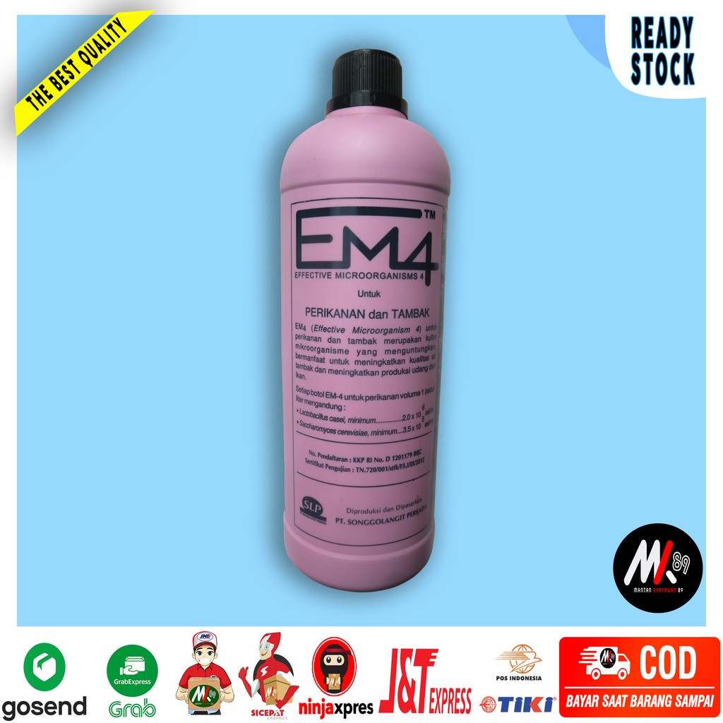 EM4 PERIKANAN DAN TAMBAK MENINGKATKAN KUALITAS AIR KOLAM TAMBAK TERNAK IKAN BISA COD