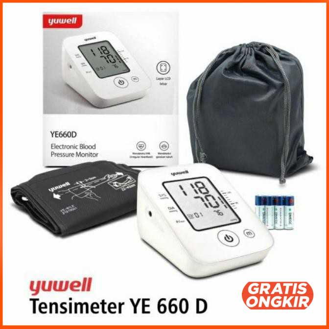 Yuwell Pengukur Tekanan Darah Tensi Blood Pressure Monitor - YE660D