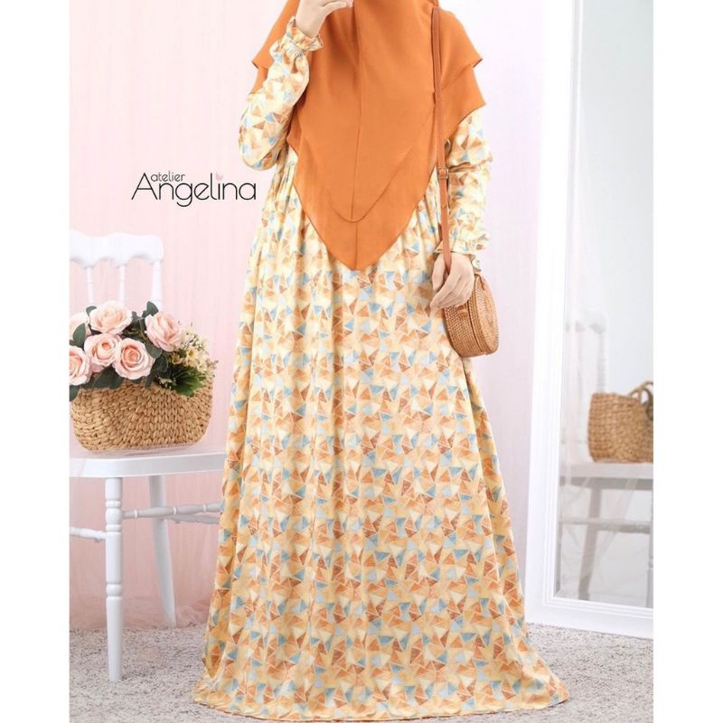 [PRELOVED] ATELIER ANGELINA SARAH DRESS LOUVRE YELLOW SIZE S ATELIER ANGELINA AA