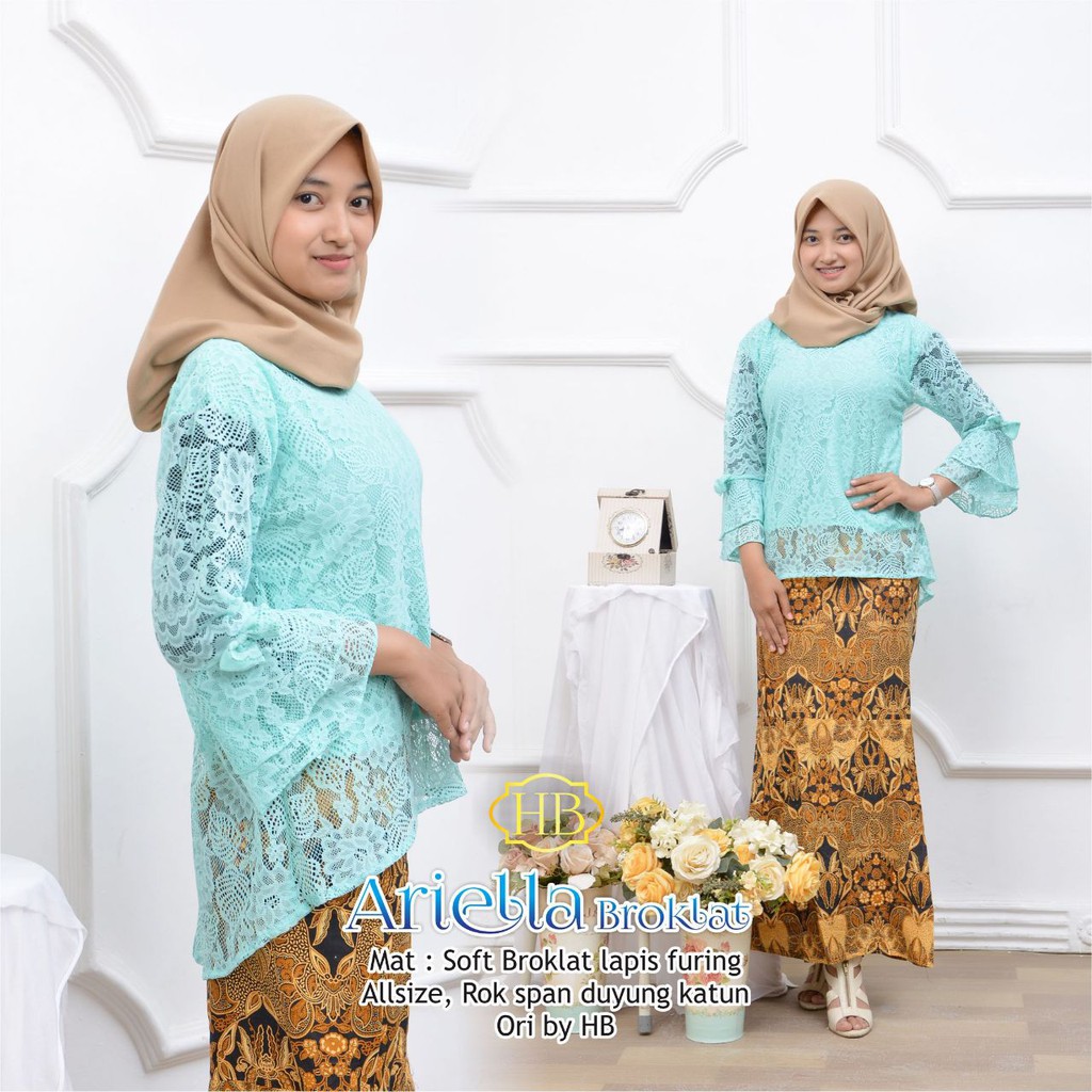 GROSIR BATIK ARIELLA BROKAT