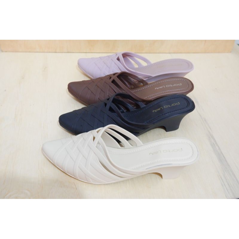 Sandal jelly wedges wanita termurah porto lady weges