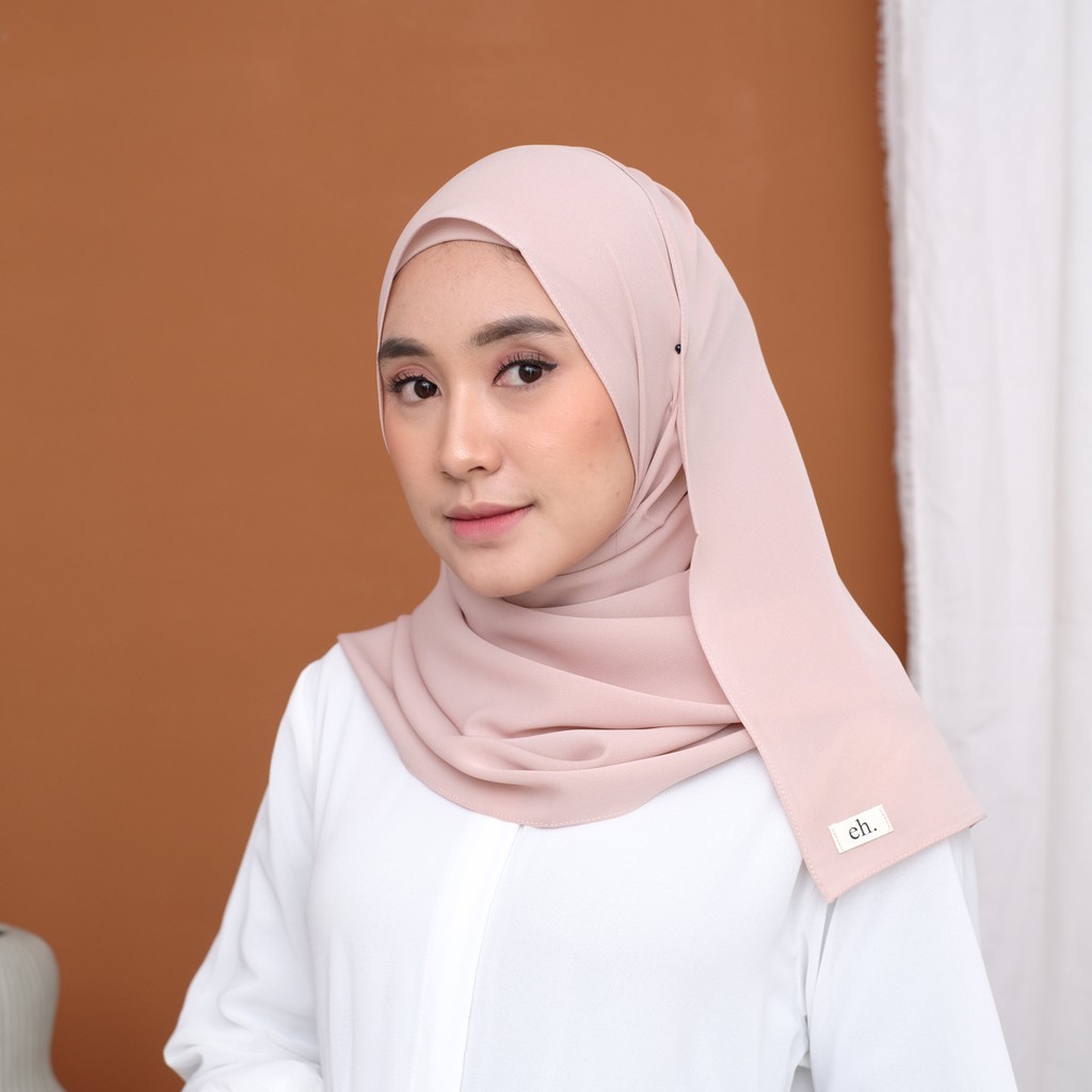 Premium Chiffon Hijab - Blush