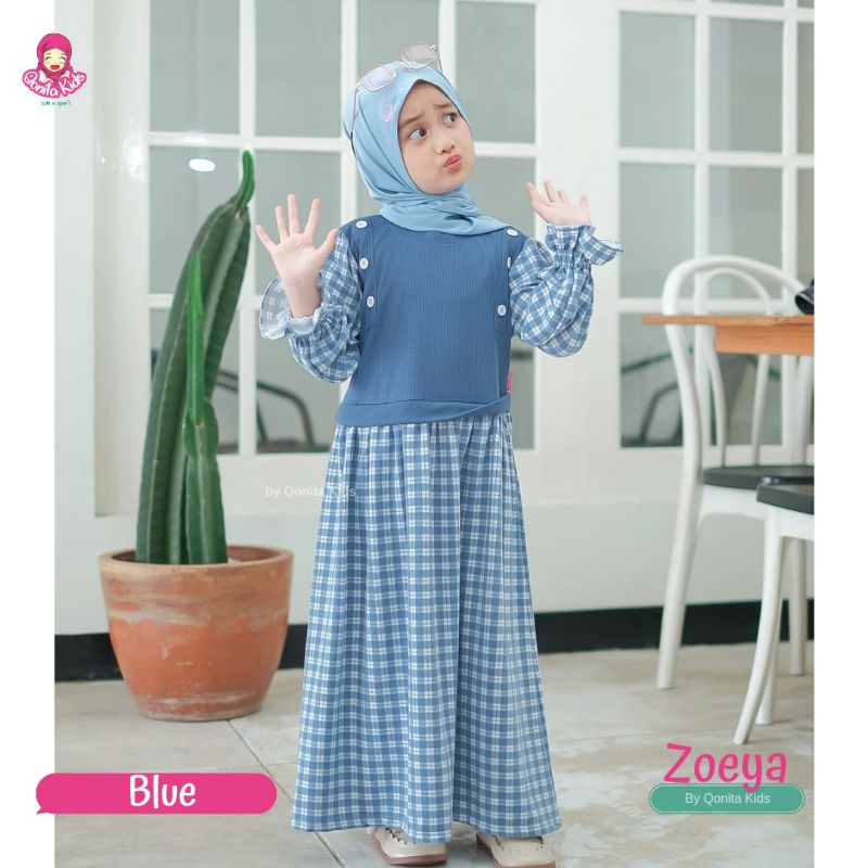 Gamis Set Anak ZOEYA by Qonita Kids