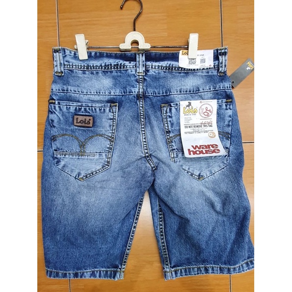 celana jeans pendek pria lois originaL import