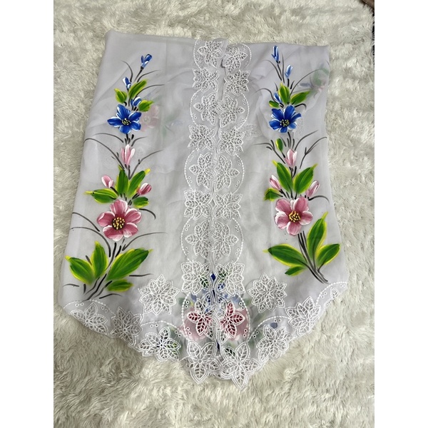 kain bordir sifon lukis