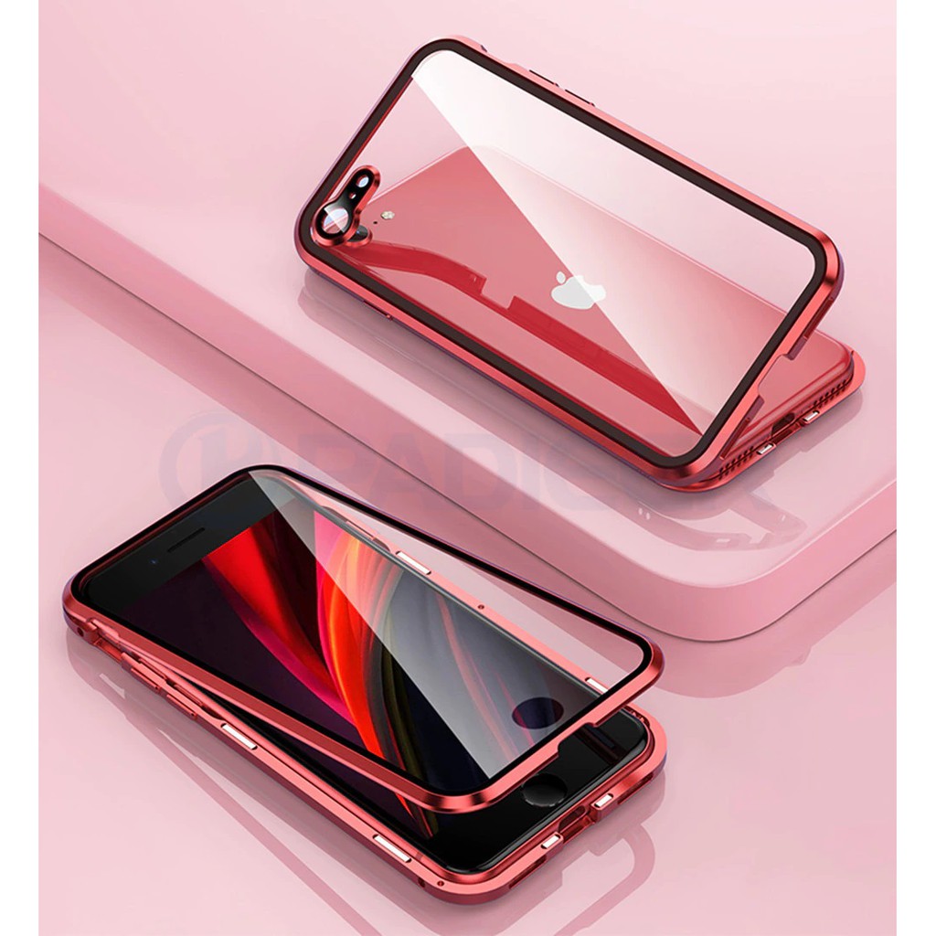 Case Magnetic Depan Belakang Kaca 360 Derajat Premium Glass Iphone 12/12 Pro/12 Pro Max/12 Mini