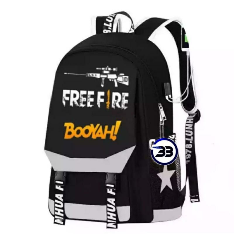 TAS RANSEL SEKOLAH ANAK FF FREE FRIE