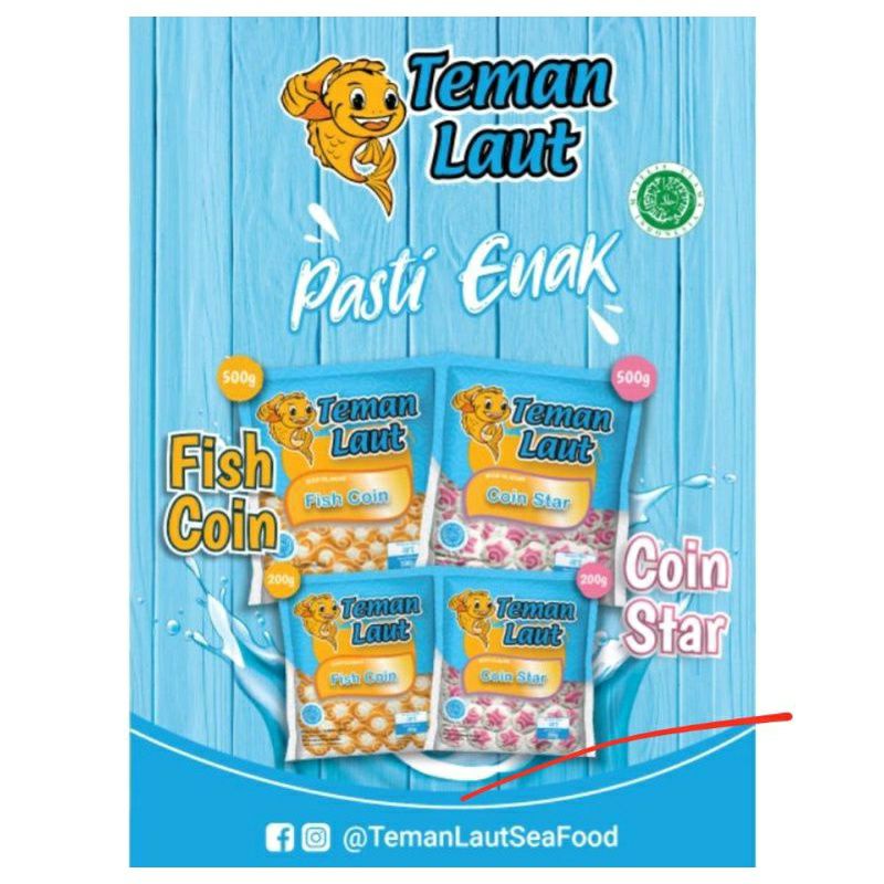 TEMAN LAUT COIN STAR / COIN MUSHROOM 500GR