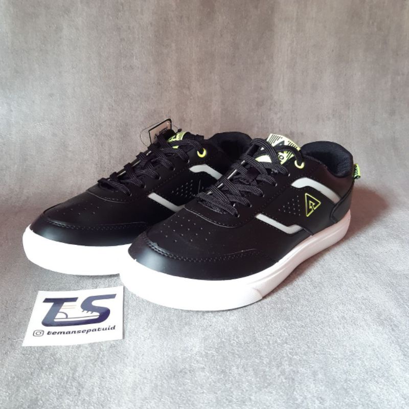 Aerostreet Tokyo Hitam / Abu Abu Sepatu Sneakers Sekolah Casual Unisex