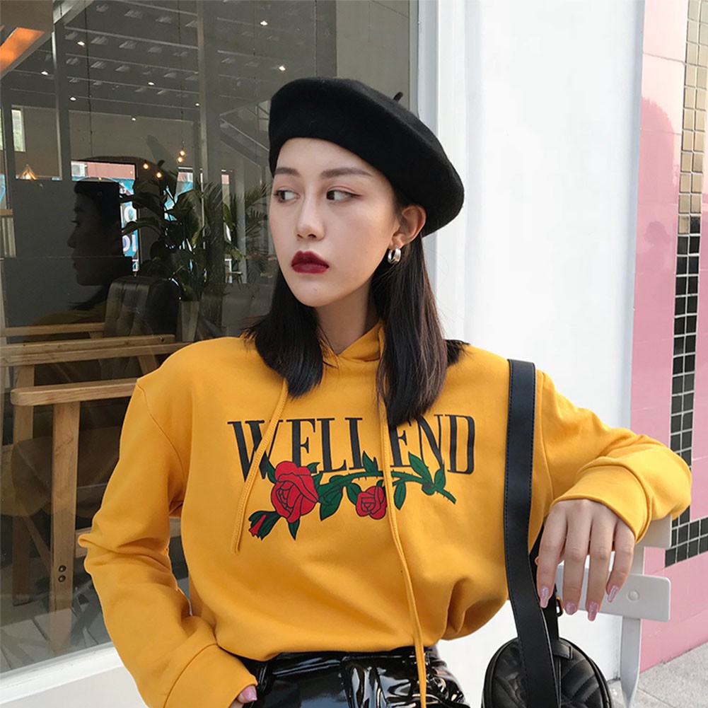 Sweater Kaos Wanita Model Pullover Lengan Panjang dengan Sweater Kaos Wanita Model Pullover Lengan Panjang dengan