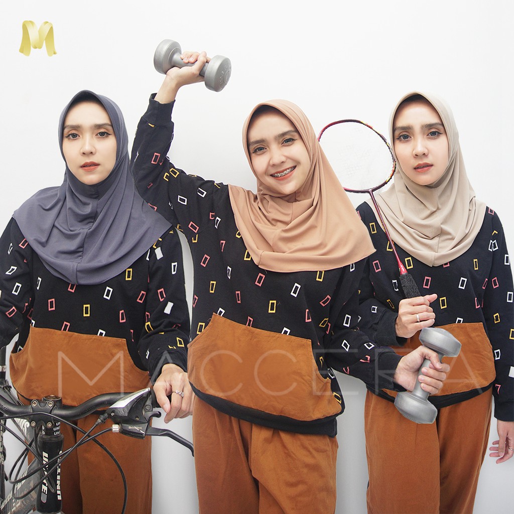 Jual Hijab Sporty | Sporty Hijab | Jilbab Olahraga | Hijab Instan