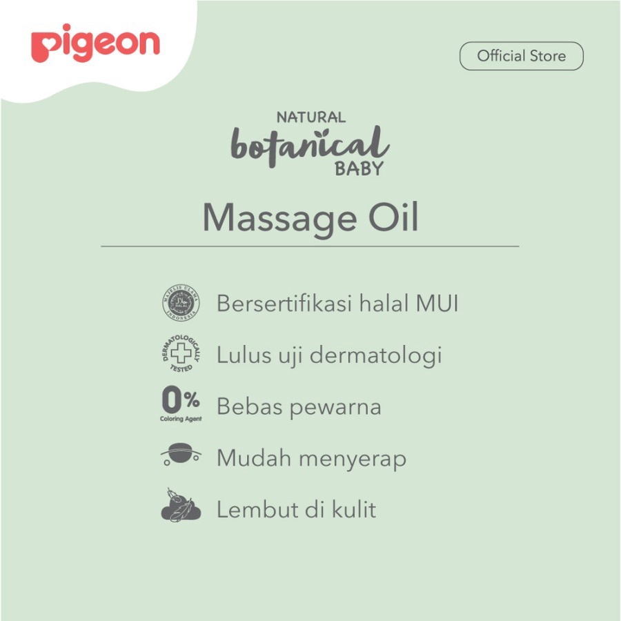 PIGEON BOTANICAL MASSAGE OIL 100ML 060705