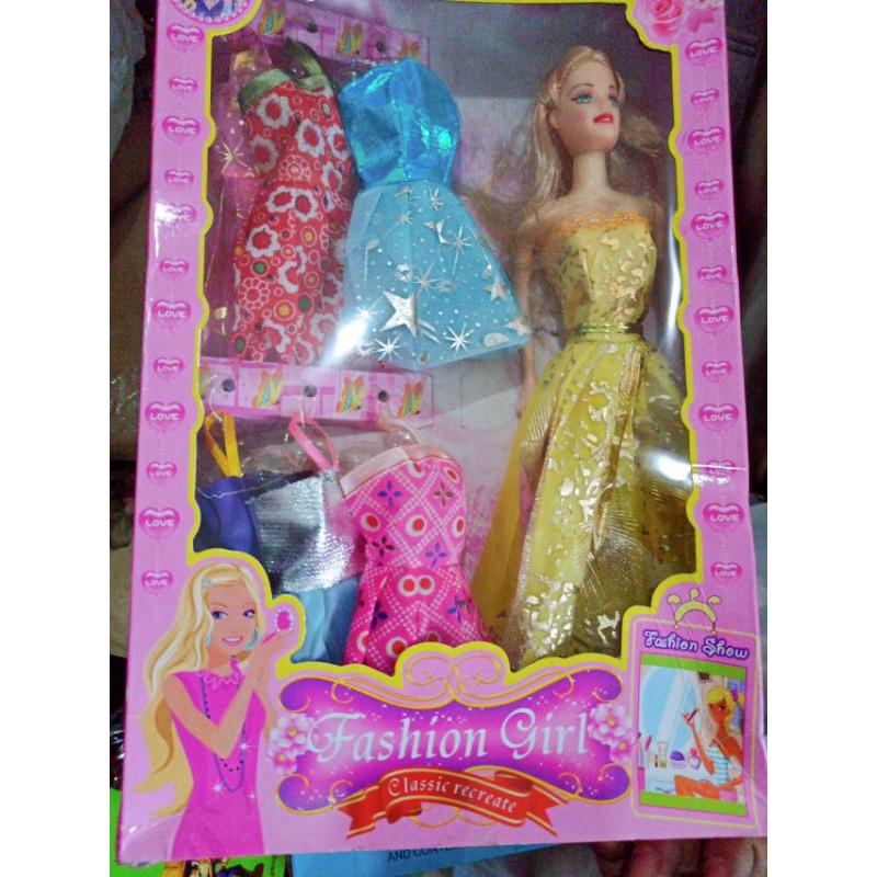 boneka barbie set