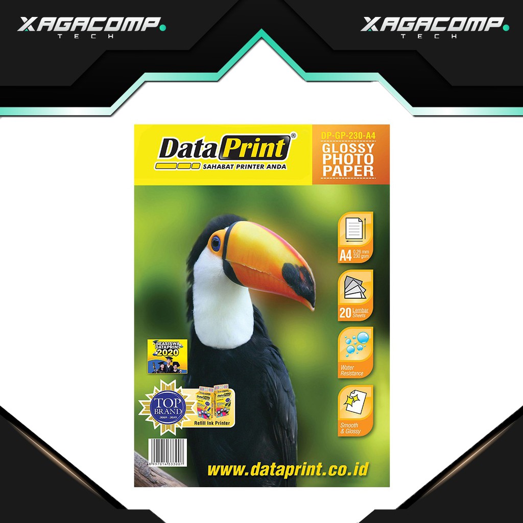 

Kertas Foto Dataprint Photo Paper - 230gsm - A4 - Glossy - 20 Sheet