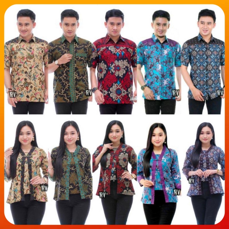 Batikid - Maura Couple - Sania Ruffle Batik Couple Seragam Batik Garansi Termurah Shopee