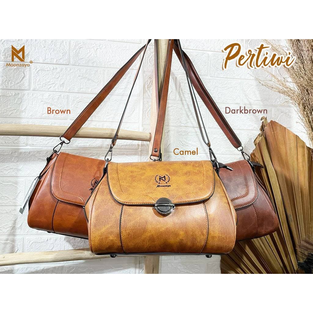 Tas Selempang Waterproof Pertiwi Moonzaya Tas wanita Tas Kulit