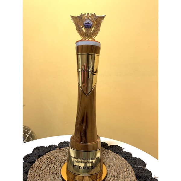 plakat kenang-kenangan kuningan+kayu