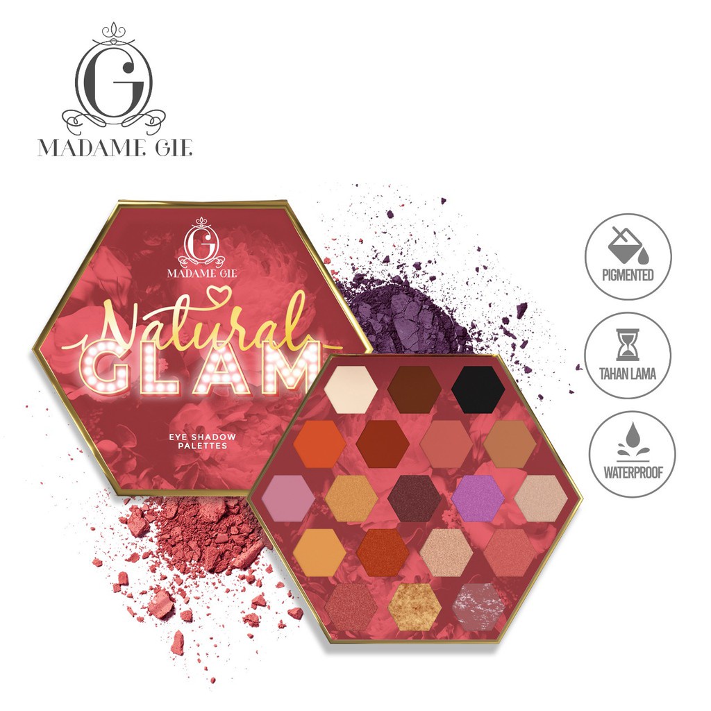 MADAME GIE NATURAL GLAM EYSHADOW PALETTES