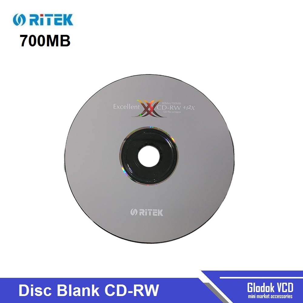 Ritek CD-RW 700mb CD Kosong / Disc Blank