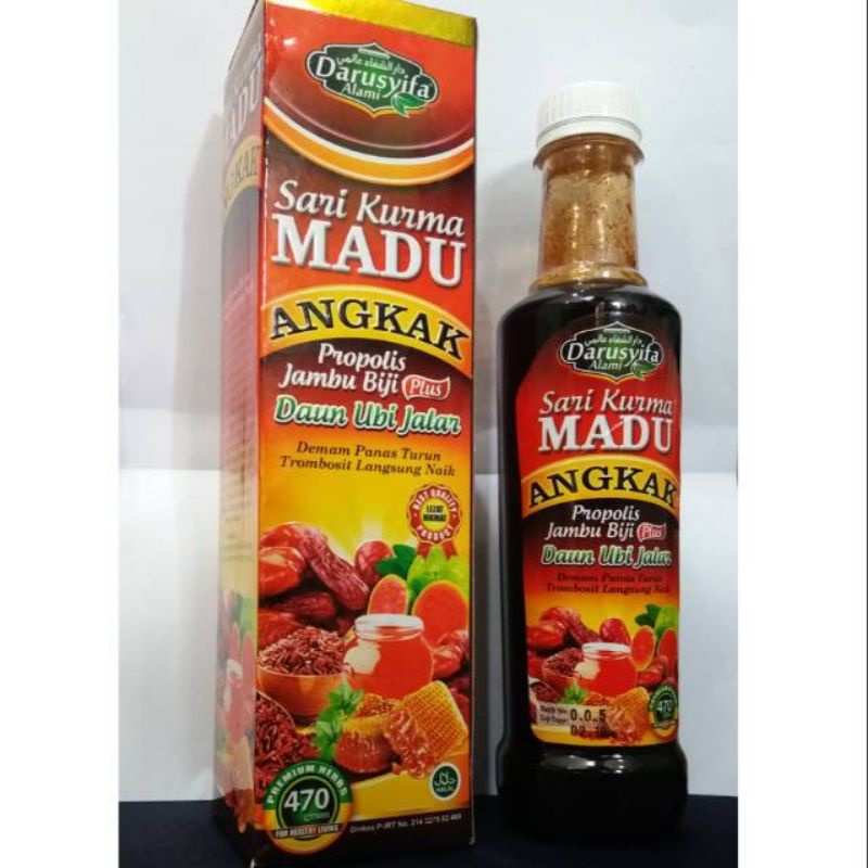 Madu Kurma Angkak,penurun panas,penambah trombosit